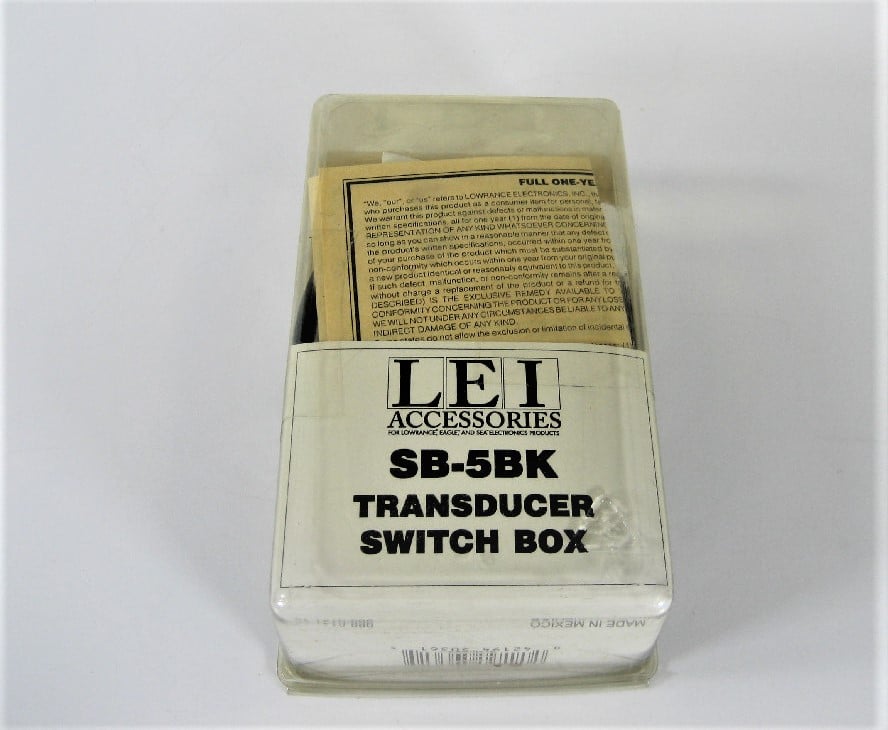 LEI Transducer Switch Box SB5BK Lowrance/Eagle/Sea Electronics New Max Marine Electronics