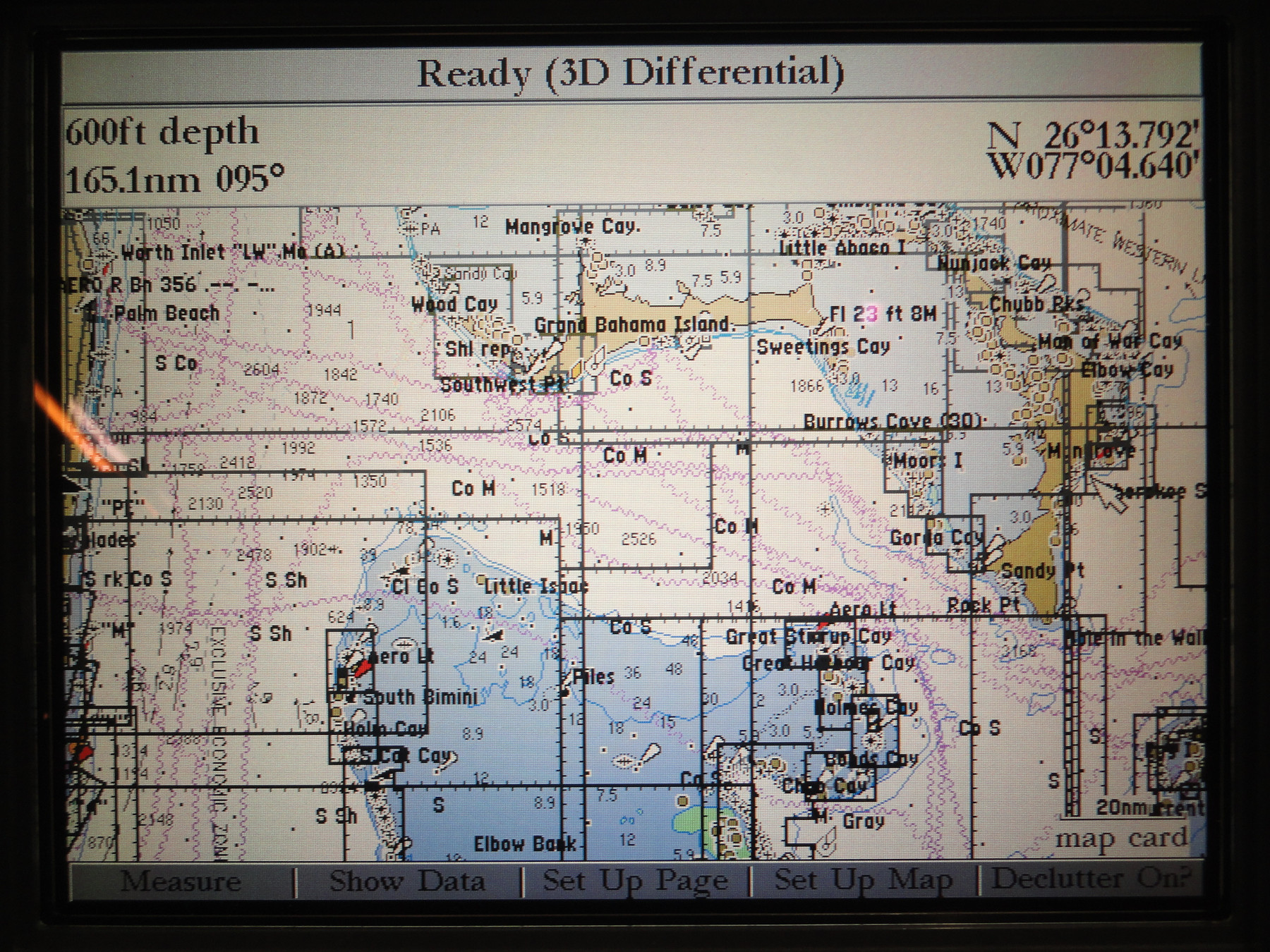 Garmin BlueChart Data CardFlorida to the Bahamas (MUS503L) JAN07 Max