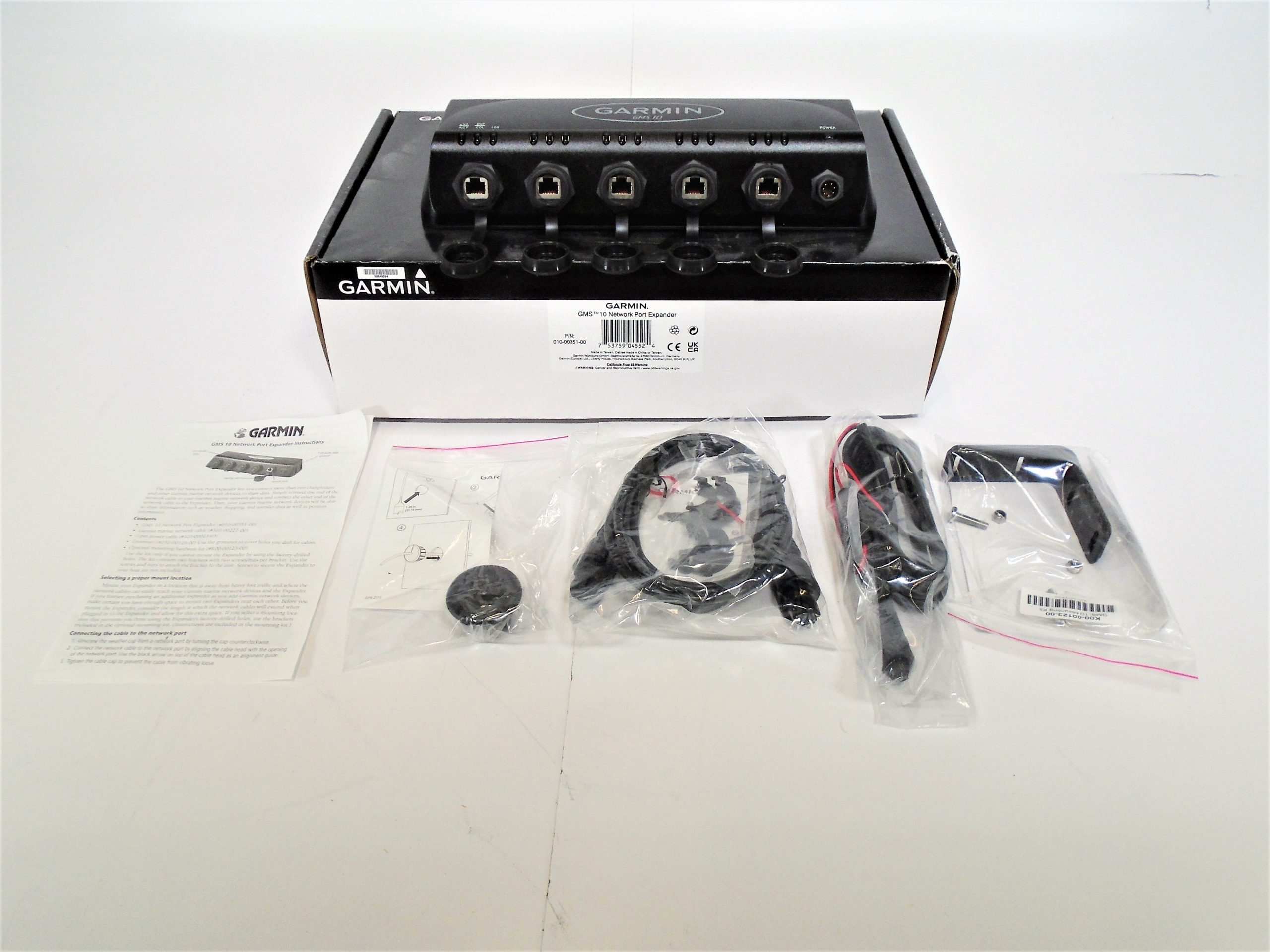 Garmin GMS10 Network Expander Tested w/ Cables * NEW OPEN BOX Max